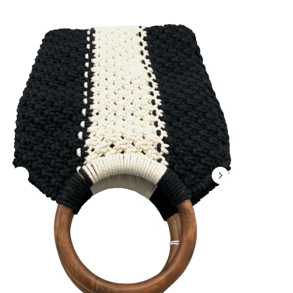 Curateur x Laude the Label Gabby macrame bag NWT - Picture 5 of 7